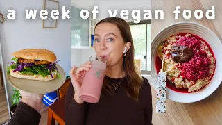 what I eat in a week as a vegan (simple, realistic meal ideas) ✨