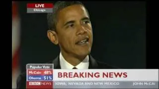 Obama: Change Has Come to America - BBC News