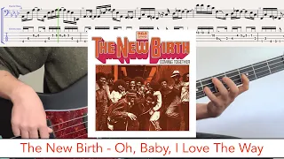 The New Birth - Oh, Baby, I Love The Way // bass playalong w/tabs (1972 - soul/funk)