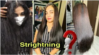 How to: Hair strightning on very curly Hair/Smoothening/Rebonding/Loreal/tutorial/Avinashhaircare