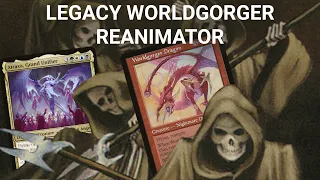 DANCE OF THE DEAD! Legacy Worldgorger Dragon Reanimator Combo. Infinite mana, exile everything MTG