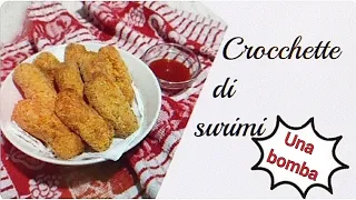 ANTIPASTO ECONOMICO SFIZIOSO  CROCCHETTE DI SURIMI COTTE IN FRIGGITRICE AD ARIA CECOFRY 9000 CECOTEC