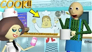 JOE TURNS INTO BALDI'S CHEF!! HE CAN MAKE ANYTHING!! | Baldi's Basics