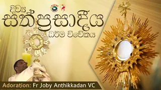 Holy Eucharistic Retreat | Adoration: Fr. Joby Anthikkadan VC | English - Sinhala | DRCColombo