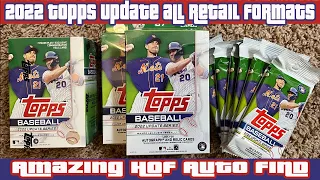 2022 Topps Update All Retail Format Review 🤯AMAZING HOF AUTO PULL🤯