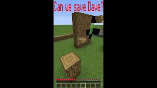 Can I SAVE Dave the Villager!? 😎  (Parkour)