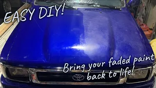 How to Bring Faded Paint Back to Life! *SUPER EASY!