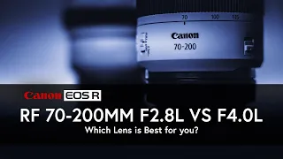 RF 70-200mm f2.8L VS f4.0L | EOS R5