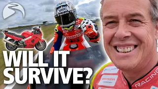 John McGuinness FLAT OUT on 100,000 mile £500 bike: Will it survive?