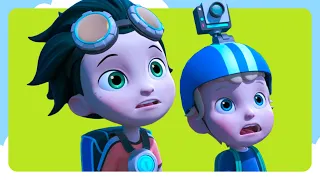 Rusty’s Spooky Adventure / Lost Bits | Cartoons for Kids | Rusty Rivets