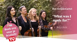 What was I made for, from Billie Eilish, Het Strijkkwartet, uit Barbie. String quartet version