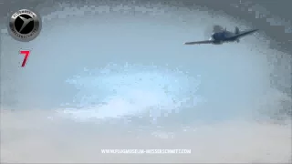 Bf 109 G4 over Germany in 2015 / Super Sound / Rare Footage