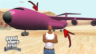 Secret Pink Andromada Location in GTA San Andreas! (Hidden Place)