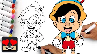 How To Draw PINOCCHIO