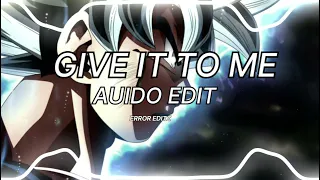 Give It To Me - Timbaland [ Instrumental Audio Edit ]