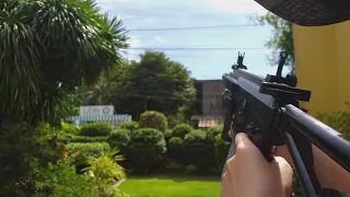 shooting my P.1977 airsoft AR