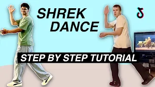 Shrek dance *STEP BY STEP TUTORIAL* (Beginner Friendly)