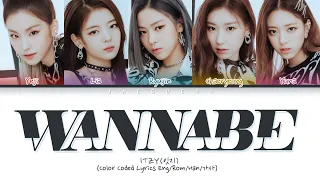 ITZY (있지) "WANNABE" (Color Coded Lyrics Eng/Rom/Han/가사)