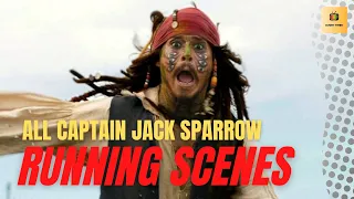 Pirates of the Caribbean but only Jack running