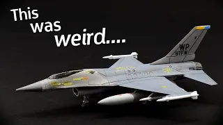 The Academy F-16 Model Kit in 1/144 Scale is a Bit WEIRD . . . Build & Review