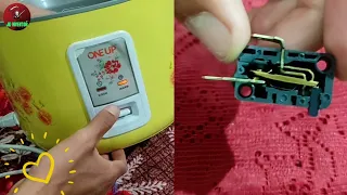How to repair rice cooker switch problem/cooking switch problem/repair switch/cooking light problem