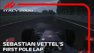 Sebastian Vettel's First Ever Pole Position! | 2008 Italian Grand Prix