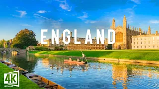 FLYING OVER ENGLAND (4K UHD) - Relaxing Music With Beautiful Natural Landscape 4K - Video Ultra HD