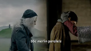 bbc merlin parallels/irony to cry yourself to sleep with