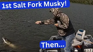 Musky Fishing Salt Fork Lake -  Chaos Times Two