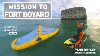 Wingfoil mission to Fort Boyard !