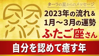 ♊️ふたご座さんへ【2023年】自分を認めて癒す年！