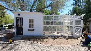 Creating New Flower Beds in Front of My Chicken Coop! 🙌🌿// Garden Answer