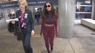 Nicole Scherzinger Turns Heads In Body-Hugging Outfit At LAX