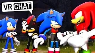 Sonic, Shadow & Knuckles Meet Sonica! (VR Chat)