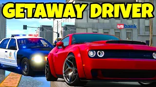 I Became A Getaway Driver For Criminals In GTA 5 RP