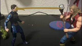 Ikaris vs Thor Stop-Motion Fight