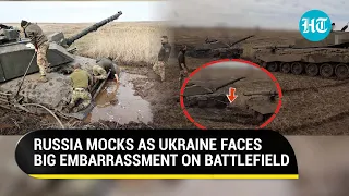 Russia Pokes Fun As British Tank Gets Bogged Down; 'Humiliated' Ukraine Gives Bizarre Excuse
