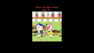 Alex Chased And Beat Anna | Gacha | GachaClub | Ppg x Rrb GachaLife #shorts #gacha