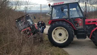 Izvlačenje traktora!!! ZETOR 7745 🔥