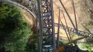 Time Traveler Back Row POV Silver Dollar City MACK Xtreme Spinning Coaster (Non-Copyright)