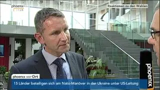 Landtagswahl Thüringen: Björn Höcke zum Wahlergebnis der AfD am 15.09.2014