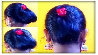 Easy & Simple Clutcher Bun | Regular Use Clutcher Bun Hairstyle | Simple Juda Bun