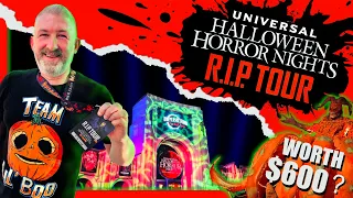 Halloween Horror Nights RIP Tour, Worth $600? UNIVERSAL STUDIOS RESORT | HHN Orlando VLOG 2022