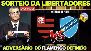 O BICHO VAI PEGAR! FLAMENGO x BOLIVAR - SORTEIO AO VIVO LIBERTADORES 2024 OITAVAS DE FINAL