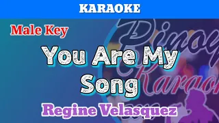 You Are My Song by Regine Velasquez (Karaoke : Male Key)