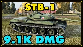 World of Tanks | STB-1 - 8 Kills - 9.1K Damage