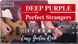 Deep Purple - Perfect Strangers - Guitar lesson