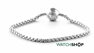 Thomas Sabo Jewellery Ladies' Sterling Silver Karma Beads Bracelet (KA0001-001-12-L17)