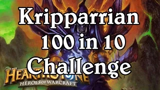 Kripp as Warlock in Gadgetzan Arena [100 in 10 Challenge | Hearthstone | Mean Streets of Gadgetzan]