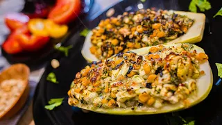 фаршированные кабачки ПО-ВЕГАНСКИ || Мясо можно больше не покупать! || Постный рецепт